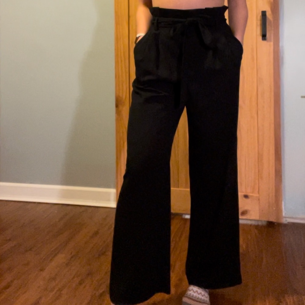 Paper Bag Waist Pants